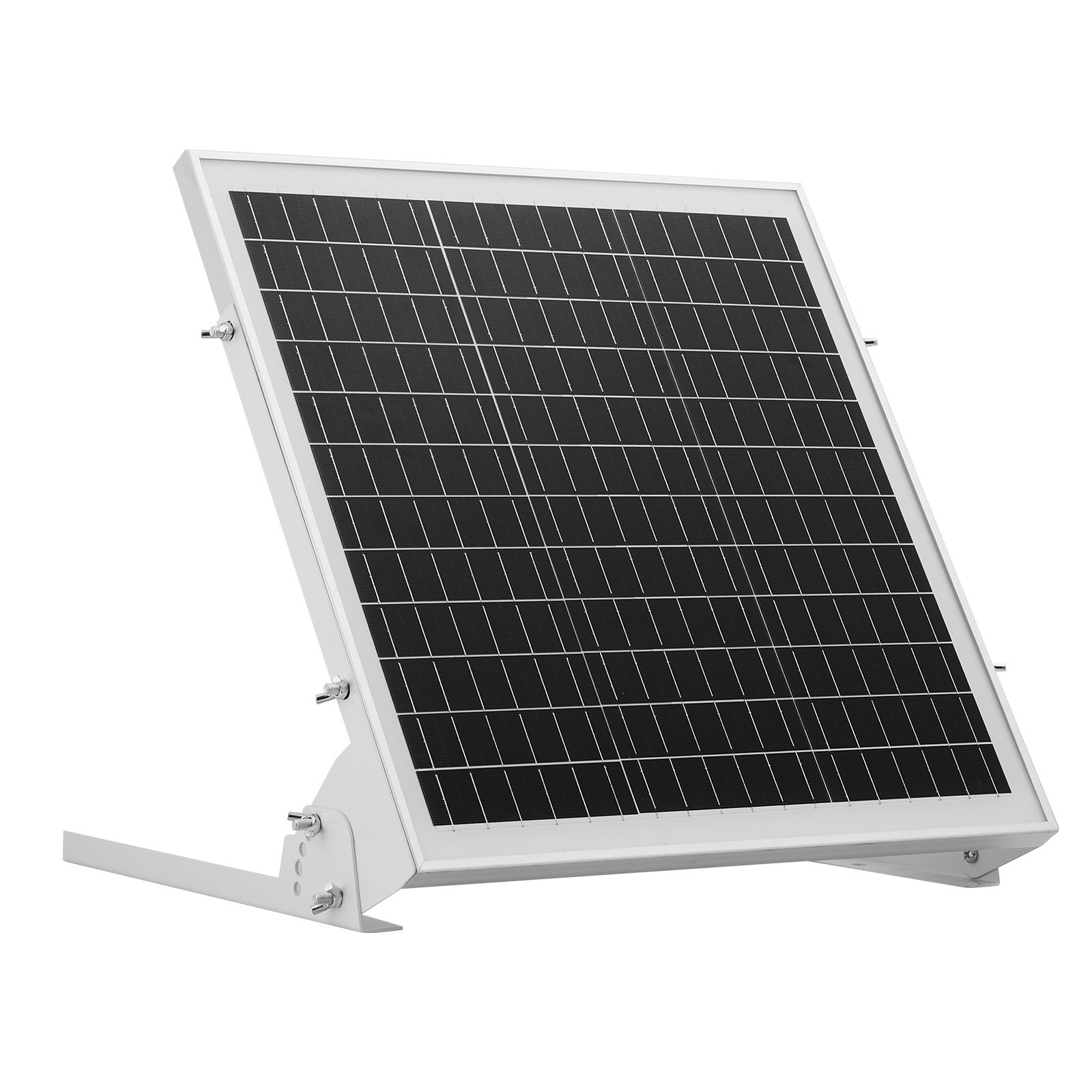 VEVOR 12V monokristallijn zonnepaneelset 20W, acculader met ingebouwde MPPT-regelaar en verstelbare montagebeugel, IP65 waterdicht voor auto, boot, camper, aanhanger en huisdak