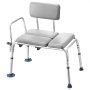 VEVOR Tub Transfer Bench for Bathtub, 500 lbs Weight Capacity Heavy Duty Shower Chair with Arm and Backrest, Height Adjustable Bathroom Shower Bench Bath Seat for Adults, Seniors, Elderly and Disabled