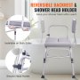 VEVOR Tub Transfer Bench for Bathtub 500lbs, Shower Seats for Adults, Lightweight Shower Bench for Elderly and Disabled with Padded Seat,  Non-Slip Bath Seats with Armrest and Reversible Backrest