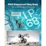 VEVOR Sewer Pipe Inspection Robot, 394FT/120m Pipeline Detection Crawling Robot with 2MP Front/Rear Camera & Touchscreen Tablet, IP68 Plumbing Camera with Lights & Distance Counter for Industrial Pipe
