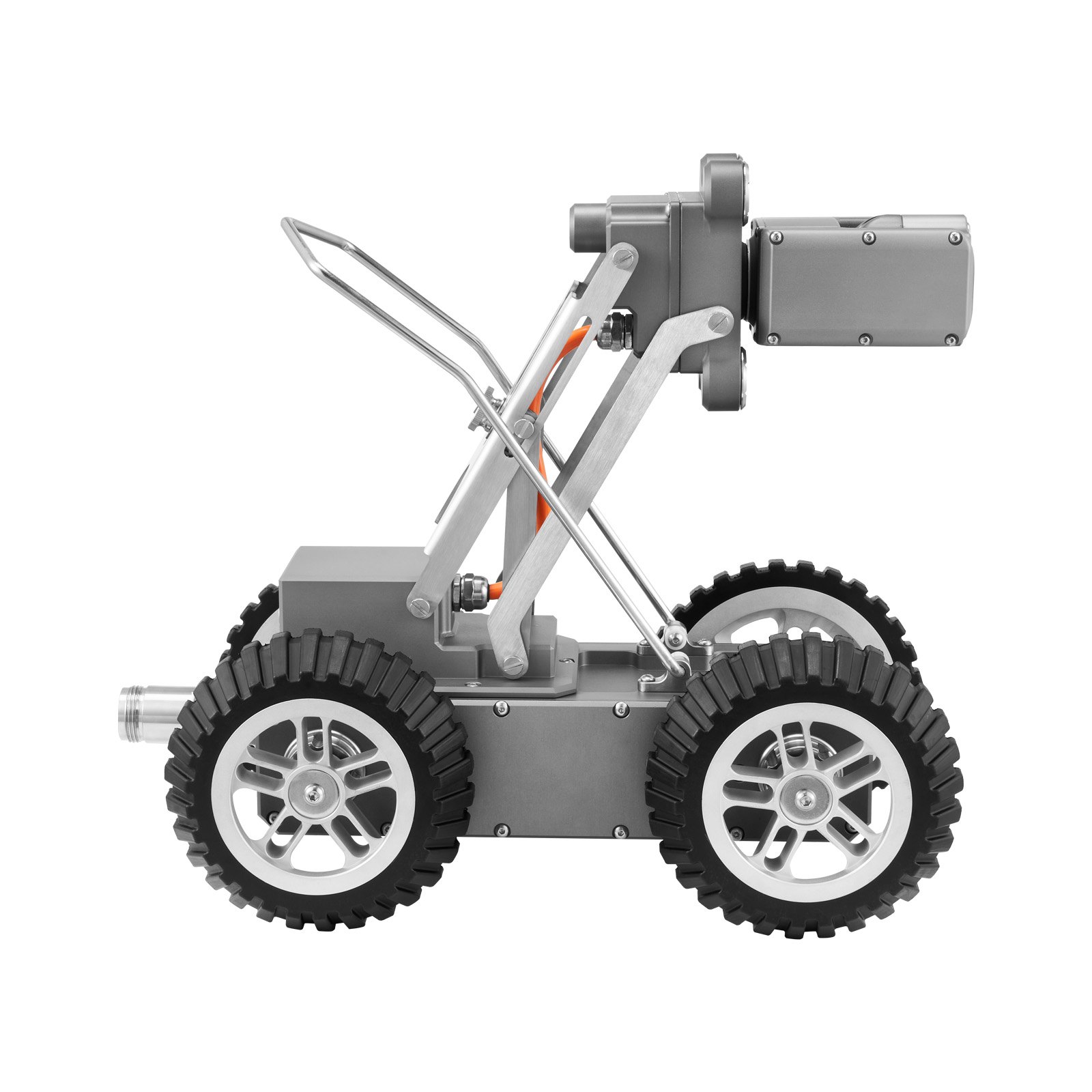 VEVOR inspectierobot, 120 meter lange kruiprobot voor pijpleidingdetectie met 2 MP camera aan de voor- en achterkant en touchscreen tablet, IP68 pijpleidingcamera met verlichting en afstandsmeter voor industriële pijpleidingen