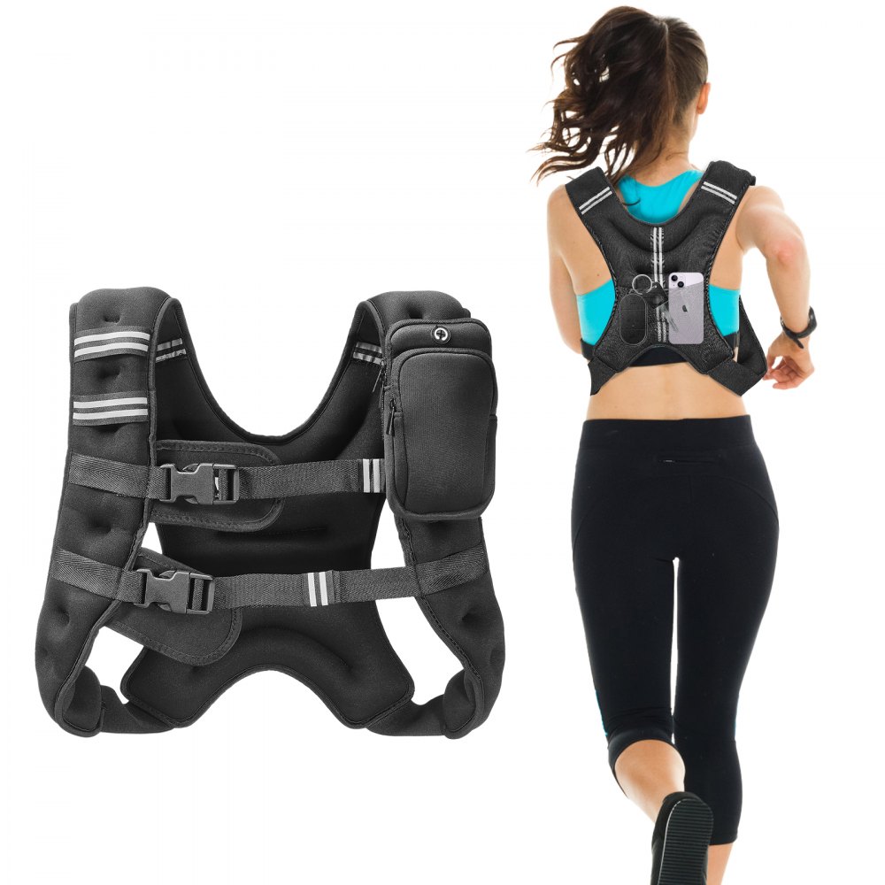 VEVOR gewichtsvest 7,32 kg hardloopvest trainingsvest gewichten fitnessvest