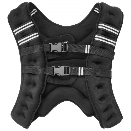 VEVOR Gewichtsvest 9,22 kg met reflecterende strepen, verstelbare gesp, lichaamsgewichtsvest voor mannen en vrouwen, trainingsapparaat voor krachttraining, hardlopen, joggen, fitness, gewichtsverlies VEVOR Gewichtsvest 9,22 kg met reflecterende strepen, verstelbare gesp, lichaamsgewichtsvest voor mannen en vrouwen, trainingsapparaat voor krachttraining, hardlopen, joggen, fitness, gewichtsverlies