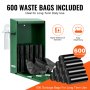 VEVOR Dog Waste Station Bag Dispenser with 600 Bags Lockable Dog Poop Bag Holder