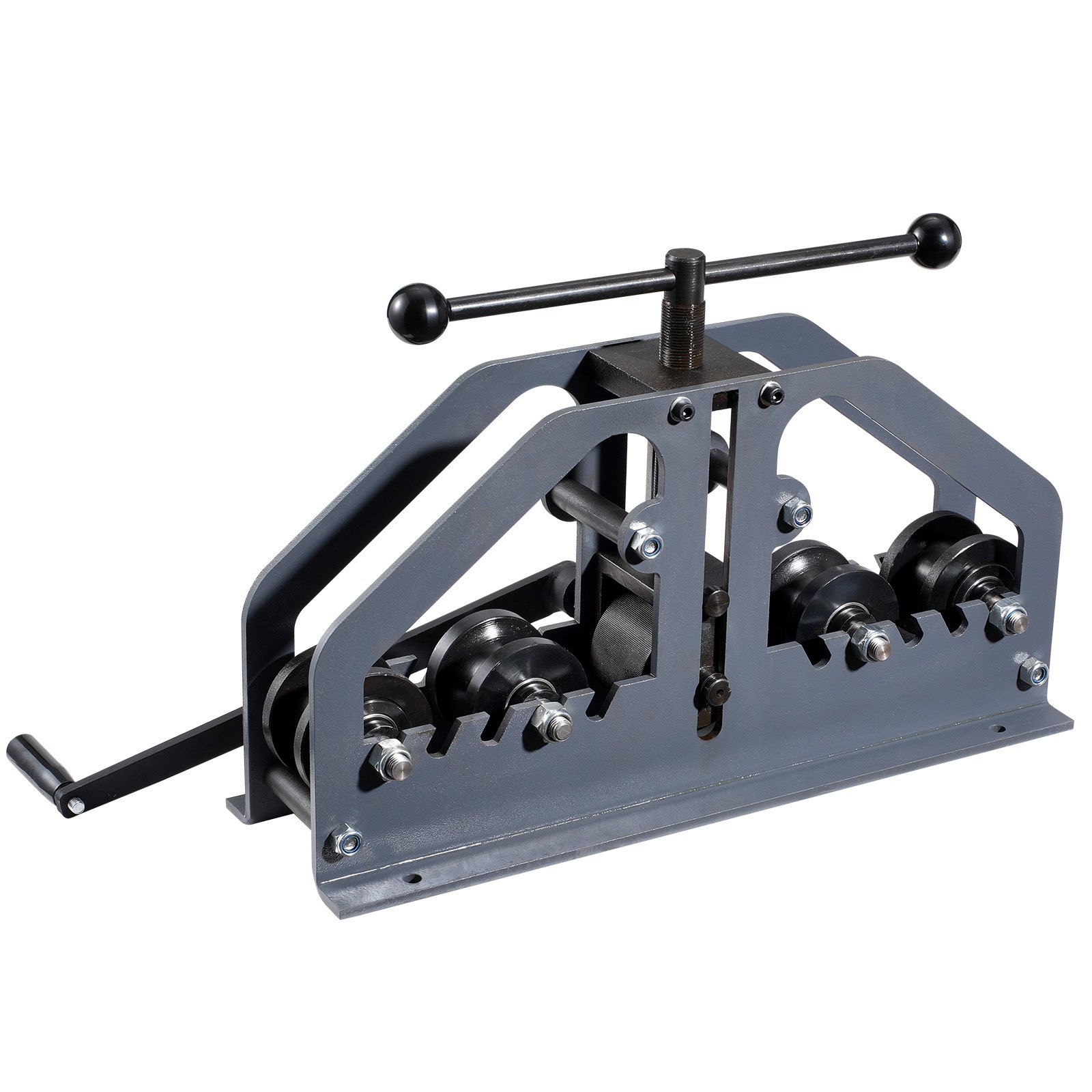 VEVOR pijpenbuigmachine, max. 3,8 cm (1-1/2 inch), handmatige pijpenbuiger met 6 matrijzen, 360° koper-aluminium pijpenbuiggereedschap voor vierkante, ronde en platte buizen, voor HVAC-airconditioning en autoreparatie.
