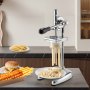 VEVOR Commercial French Fry Cutter, Stainless Steel Fried Potato Strips Squeezer, Long French Fries Maker with Pull-out Extruder, Manual Mashed Potato Squeezer Machine for Restaurants & Home Kitchen