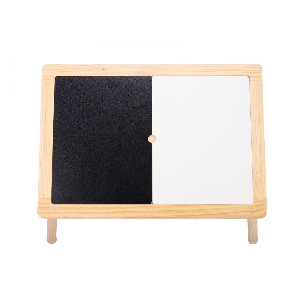 VEVOR Sensorische Tafel Activiteitentafel voor Kinderen met 3 Opvouwbare Opbergbakken & Papierrolhouder, Zand- en Watertafel Sensorische Tekentafel Gemaakt van Hout, Cadeaus voor Kinderen