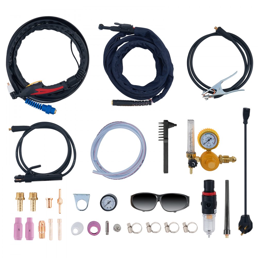 VEVOR 3-in-1 plasmasnijder, CT-312 TIG/MMA plasmasnijdercombo, 30A plasmasnijder, 120A TIG-lasser en 120A staaflasser