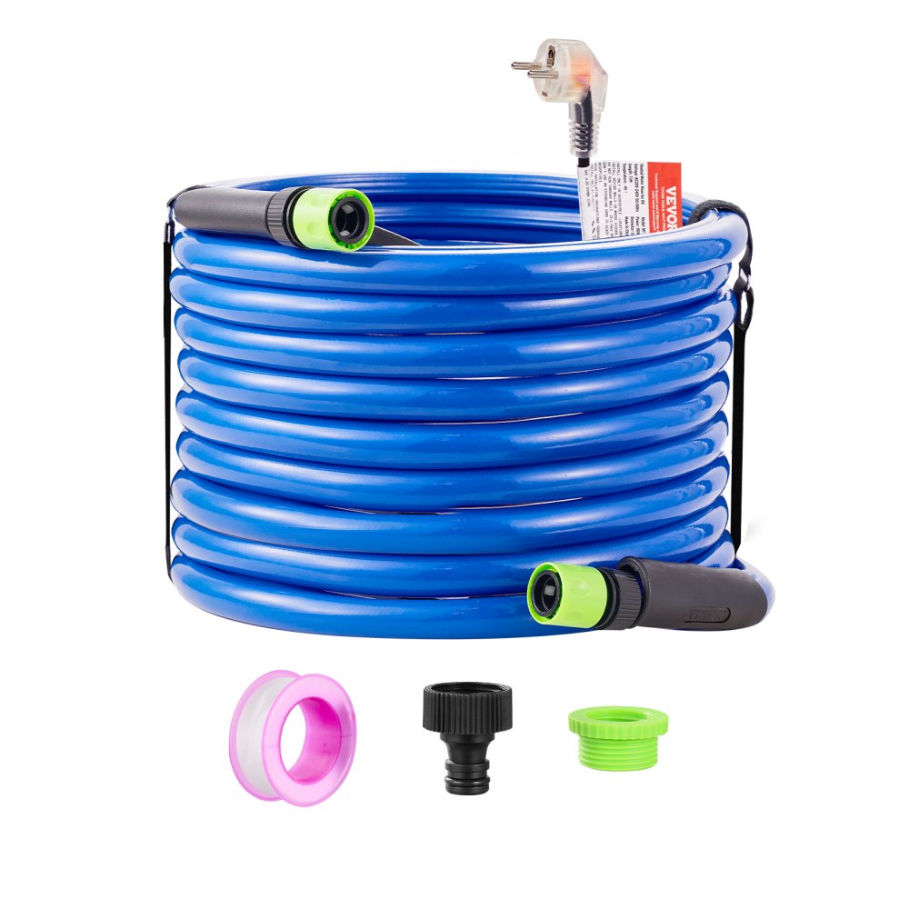 VEVOR 50ft Heated Water Hose for RV -45℉ Antifreeze Heated Drinking Water Hose