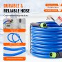 VEVOR 50ft Heated Water Hose for RV, Heated Drinking Water Hose Antifreeze to -45°F, Automatic Self-regulating, 5/8" I.D. with Quick-connect Fitting Set, Lead and BPA Free
