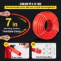 VEVOR 1" x 500ft Multilayer Composite Pipe PEX Pipe PEX-B Hose Water Pipes Multilayer Composite Pipe Ideal for Repairing Hot, Cold Water Projects, Solar Heating Air Conditioning Piping Systems