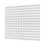 VEVOR Tool Wall, 28 x 28 cm, set van 4, kunststof wandorganizerset met accessoires, voor garage, gereedschapsopslag, keuken, woonkamer, hobbykamer, kantoor, badkamer, huis, wit