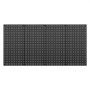 VEVOR Tool Wall, 61 x 30 cm, set van 4, robuuste wandorganizer met accessoires, voor woonkamer, garage, gereedschapsopslag, kantoororganisatie, hobbykamer, keuken, thuis, zwart