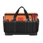 VEVOR Tool Bag, 19.1 Inch, 33-Pocket Portable Large Tool Box Organizer Storage, Toolbox with Water-Resistant Base, Zipper, Adjustable Shoulder Strap Toolbag, for Men Women Dad Husband Fathers Day
