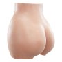 VEVOR Silicone Butts, 100% Silicone Hip Enhancer Shapewear Panty, Fake Buttock Enhancers Pants for Crossdresser, Transgender, Cosplay, Drag Queen (Brown)