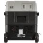 VEVOR Camping Refrigerator 53L Cooler Box, 12/24V Rollable Electric Freezer Box 2 in 1 Dual Zone, Car Refrigerator Compressor for Warming and Cooling 60W Portable Handle Boat, Truck, Mobile Grey