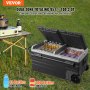 VEVOR Portable Car Refrigerator Freezer Compressor 95 L Dual Zone for Car Home