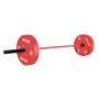 VEVOR halterstang trekstang 2,2 m met geribbelde handgreep voor krachttraining gewichtheffen squats deadlifts bankdrukken, halterstang geschikt voor 50 mm halterschijven met een draagvermogen van 453,59 kg