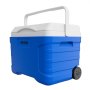 VEVOR Hard Cooler, 20L Portable Rolling Cooler with Wheels, Leak-Resistant Coolbox Keeps Contents Cool for 48 Hours, Ice Retention Insulated Chests, Ultra-Light for Outdoor Picnics, Grill, Camping