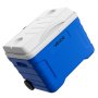 VEVOR Hard Cooler, 20L Portable Rolling Cooler with Wheels, Leak-Resistant Coolbox Keeps Contents Cool for 48 Hours, Ice Retention Insulated Chests, Ultra-Light for Outdoor Picnics, Grill, Camping