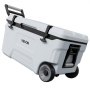VEVOR Hard Cooler, 49L Portable Rolling Cooler with Wheels, Leak-Resistant Coolbox Keeps Contents Cool for 48 Hours, Ice Retention Insulated Chests, Ultra-Light for Outdoor Picnics, Grill, Camping
