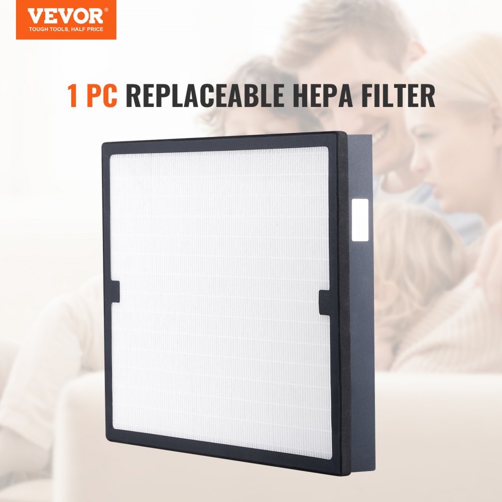 VEVOR HEPA-luchtfilter, 16 x 19 inch luchtfiltervervanging, filters met hoge efficiëntie niveau 3, compatibel met BlueDri & VEVOR-scrubber, luchtreinigers, apparatuur voor waterschadeherstel
