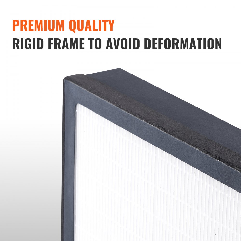 VEVOR HEPA-luchtfilter, 16 x 19 inch luchtfiltervervanging, filters met hoge efficiëntie niveau 3, compatibel met BlueDri & VEVOR-scrubber, luchtreinigers, apparatuur voor waterschadeherstel