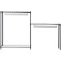 VEVOR plantenstandaard met kweeklamp, 6-laags 192W DIY metalen plantenrek met kweeklamp, plank met verstelbaar frame en wielen voor zaadkieming, 75 x 35 x 180 cm