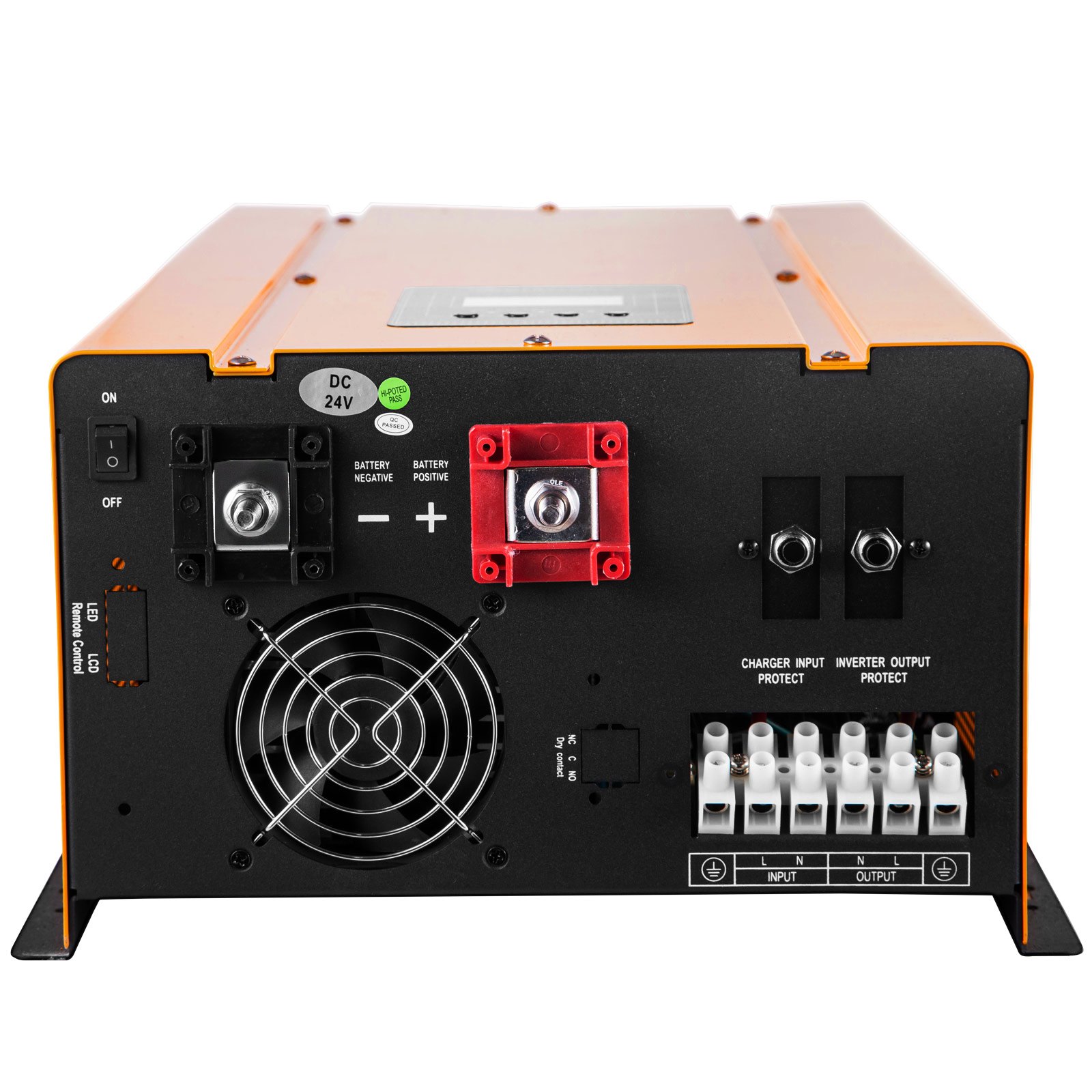 Vevor Pure Sinusomvormer Omvormer 4000w 24v Dc Voor Auto Low Frequency Inverter