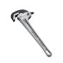 VEVOR pipe wrench, rapidgrip, 14" aluminum handle with durable black jaw.