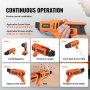 VEVOR Drywall Screw Gun Auto-Feed, 20V Max Collated Drywall Screwgun, 4200RPM Brushless Cordless Drywall Gun Kit with 2 Battery Packs, Charger, Belt Clip, Tool Bag, Screw Length and Depth Adjustable