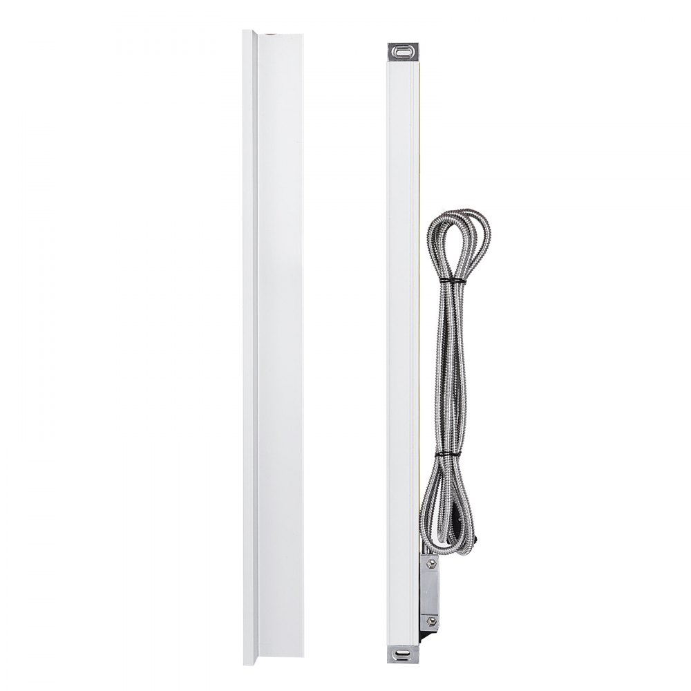 VEVOR 2 precision linear scales with lengths of 250mm and 1000mm (10 inch and 40 inch)