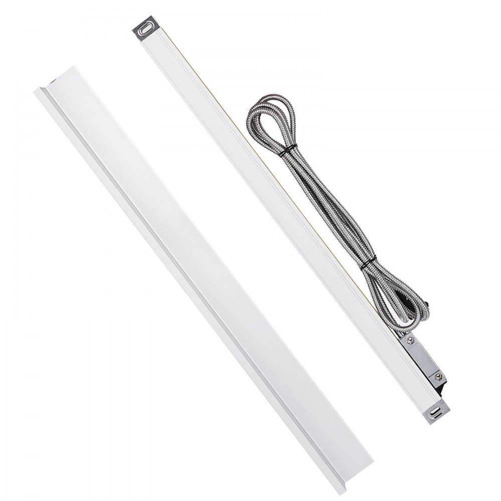 VEVOR 2 precision linear scales with lengths of 250mm and 1000mm (10 inch and 40 inch)