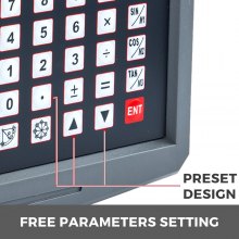 VEVOR 2-assige digitale display Dro voor freesbank lineaire schaal-encoder