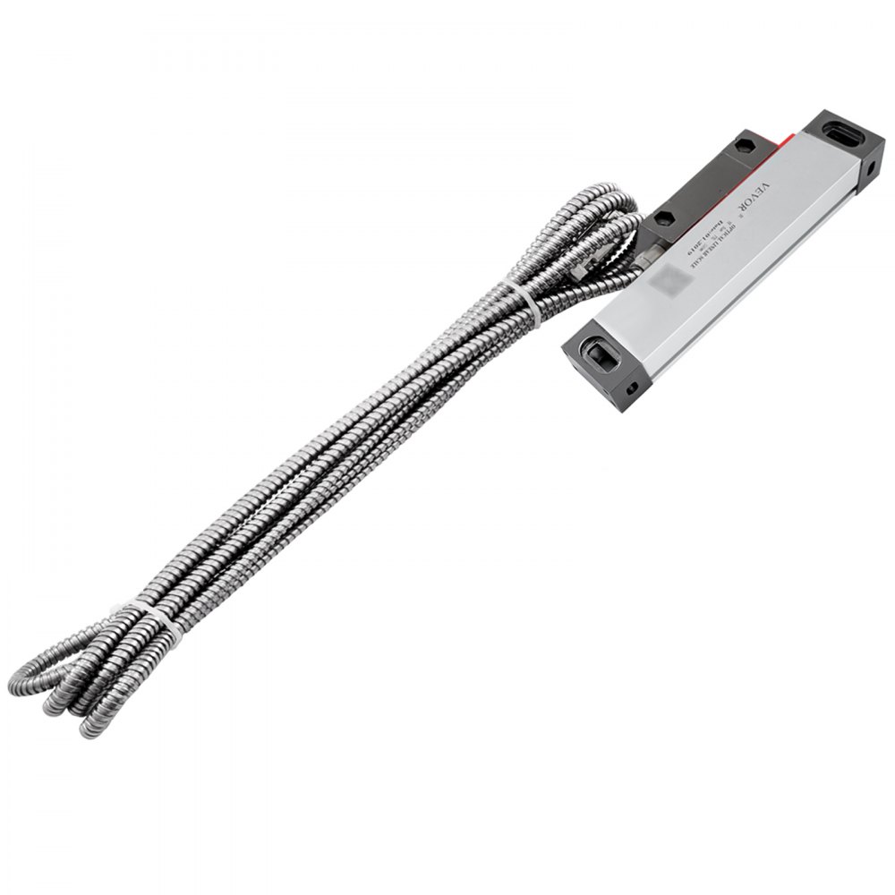 VEVOR 1 stuks 50 Mm Hoge Nauwkeurigheid Draaibank Lineaire Schaal voor Freesmachine met Accessoires: