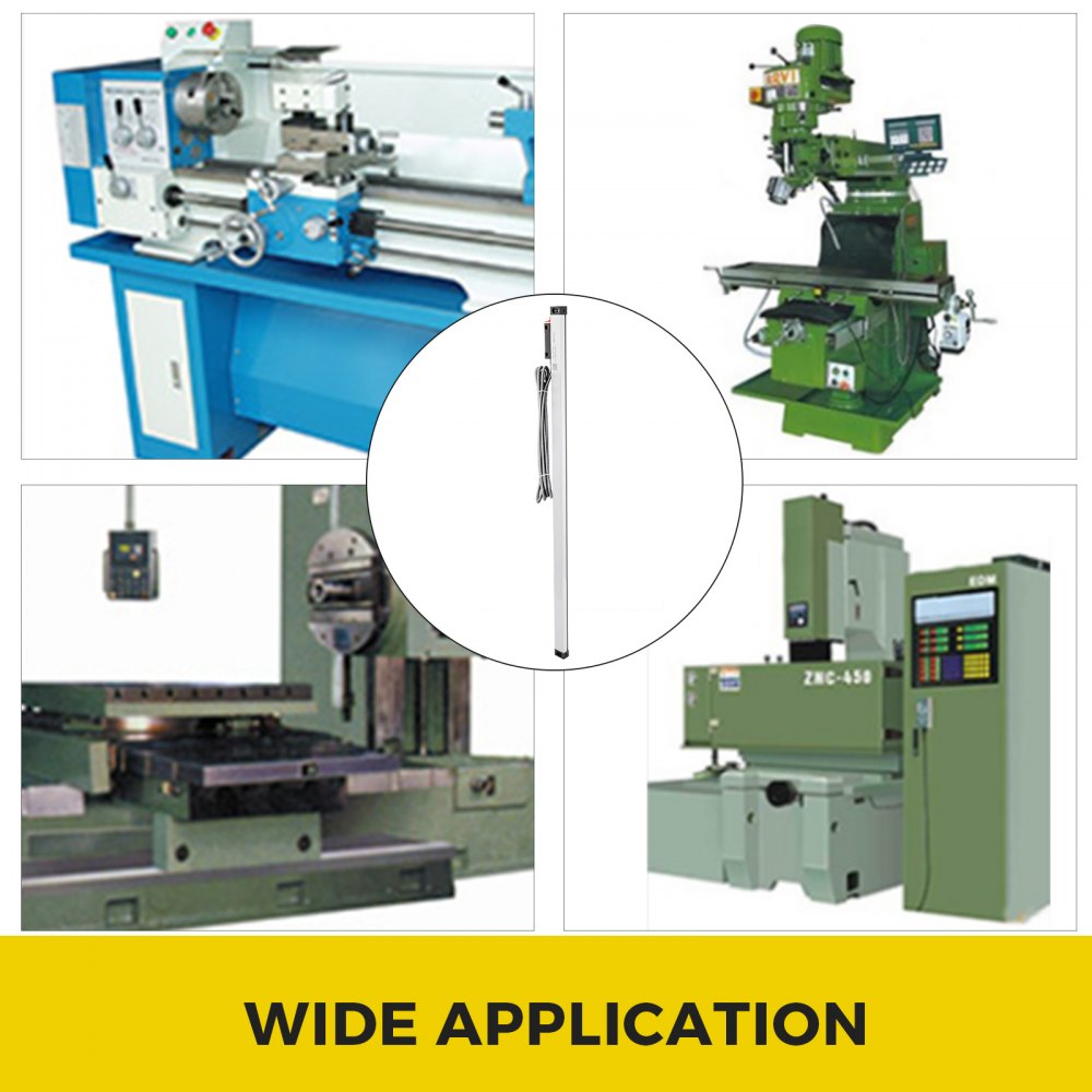 1 stks 850 MM Hoge nauwkeurigheid draaibank lineaire schaal voor freesmachine met accessoires: