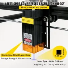 VEVOR Lasergraveermachine Graveerapparaat 41x40cm Lasergraveerder Graveermachine Buislasersnijden
