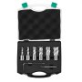 VEVOR Kernboorset Metaal 6 stuks 1/2, 9/16, 11/16, 13/16, 15/16, 1-1/16 inch Kernboorset 25,4 mm snijdiepte Ringfreesset, Gemaakt van M2AL Snelstaal Accessoires voor magneetboormachines