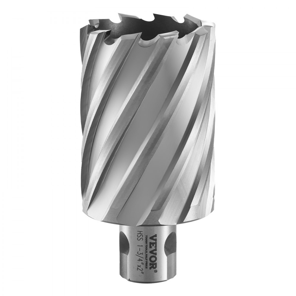 VEVOR Kernboorset Metaal 6-delig 1, 1-1/8, 1-1/4, 1-1/2, 1-3/4, 2 inch Kernboorset 50,8 mm snijdiepte Ringfreesset, Gemaakt van M2AL Snelstaal Accessoires voor magneetboormachines