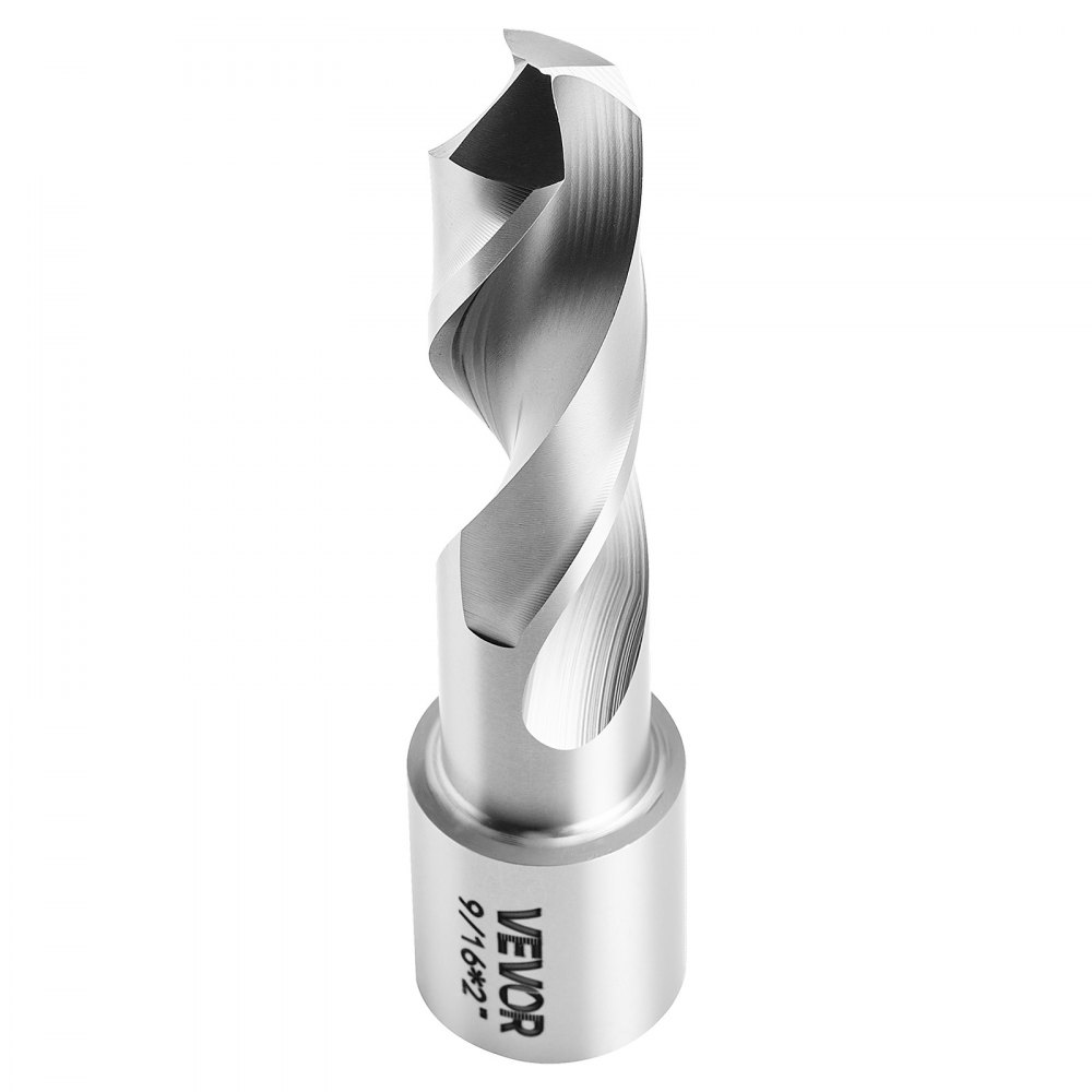 VEVOR HSS kernboorbitset, Weldon-schacht, 6-delig, magnetische boorbitset, 6,35–14,28 mm snijdiameter, 6 boren in kunststof koffer, 50,8 mm snijdiepte, ideaal voor magnetische boormachines, staal, aluminium, koper