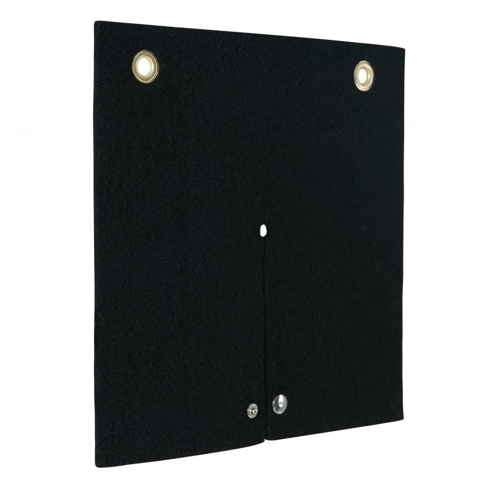 VEVOR Welding Blanket, 12" x 12" Carbon Fiber Heat Shield Welding Mat, Up To 1800°F Heat Resistant, Flame Protector Pad Plumbing Hole Propane Torch, Soldering Pad with Metal Grommets for Copper Pipe