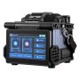 VEVOR Glasvezellasapparaat met 6 motoren, kernuitlijning, 6s splitsing en 13s verwarming, Glasvezellasapparaat met 5-inch LCD-scherm, 3-in-1 glasvezelhouder, 7800 mAh-batterij voor SM MM DS NZDS-vezel