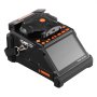 VEVOR Fiber Fusion Splicer 6 Motors, Core & Clad Alignment Fibers Optic Splicer with 6s Fast Splicing and 13s Heating, 5" LCD Screen, 3 in 1 Fiber Holder, 7800mAh Battery for SM MM DS NZDS Fibers