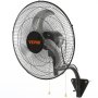 VEVOR Wandventilator, 44,45 cm Wandventilator 4000 CFM, 3 snelheden, Ventilator voor woningen en bedrijven voor het koelen van magazijnen, kassen, werkplaatsen, patio's en kelders, Zwart
