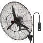VEVOR Mist Fan, 29.5 inch Waterproof Industrial Fan, 3 Speeds, 9500 CFM, Commercial or Residential Fan for Cooling Warehouse, Greenhouse, Workshop