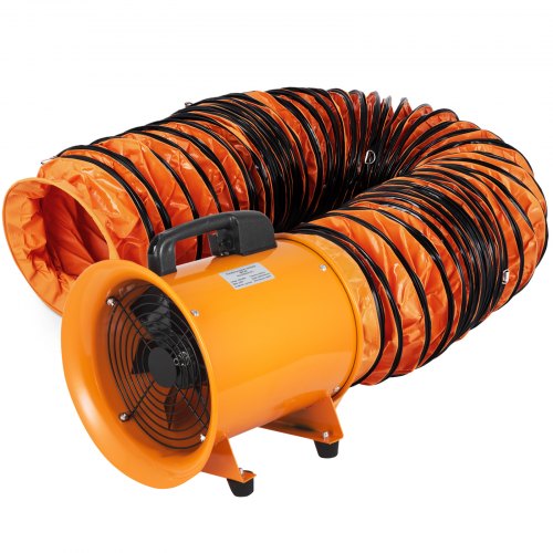 Stofafzuiging 10 inch 250 mm ventilator industriële ventilator + 10 m PVC-kanalen