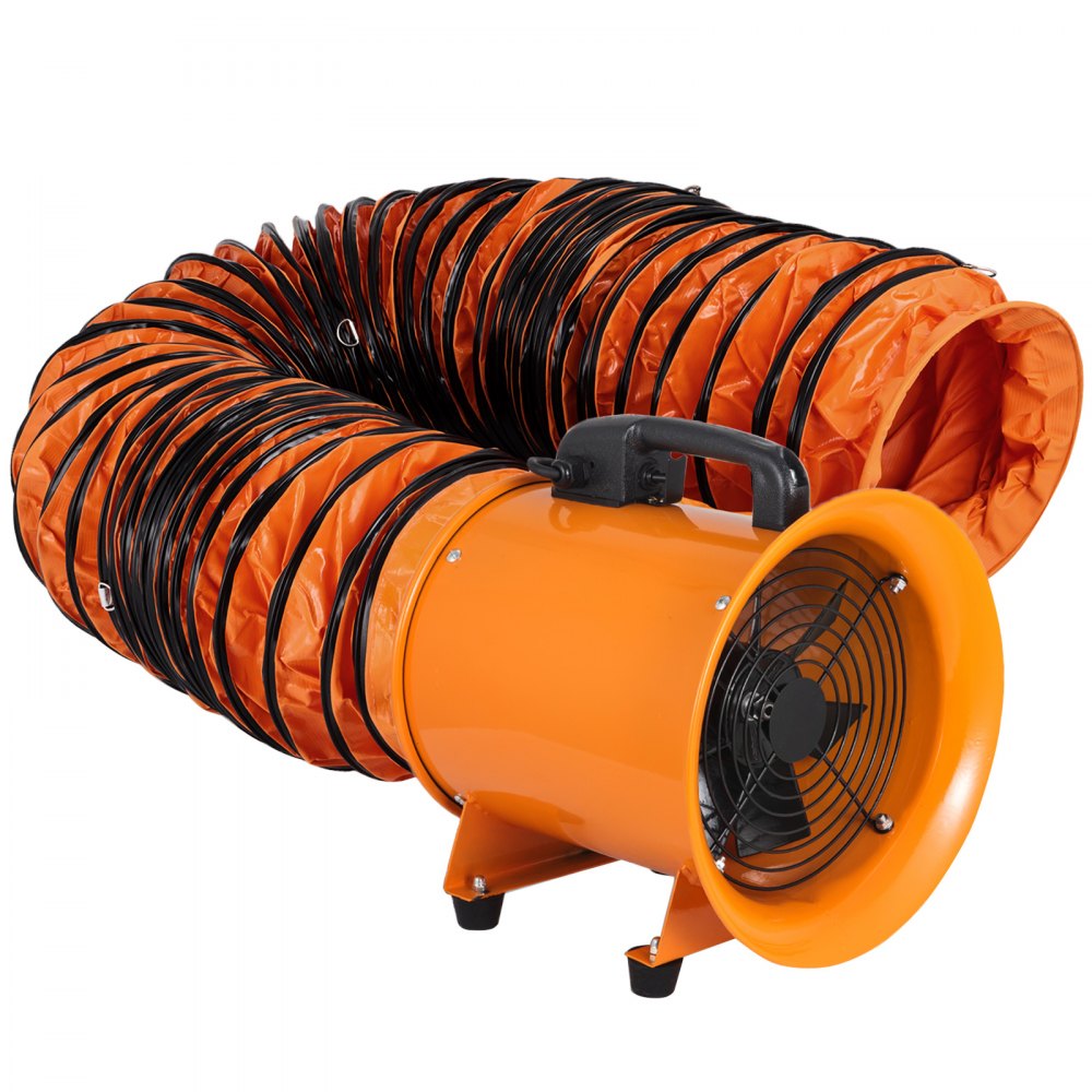 Stofafzuiging 10 inch 250 mm ventilator industriële ventilator + 10 m PVC-kanalen