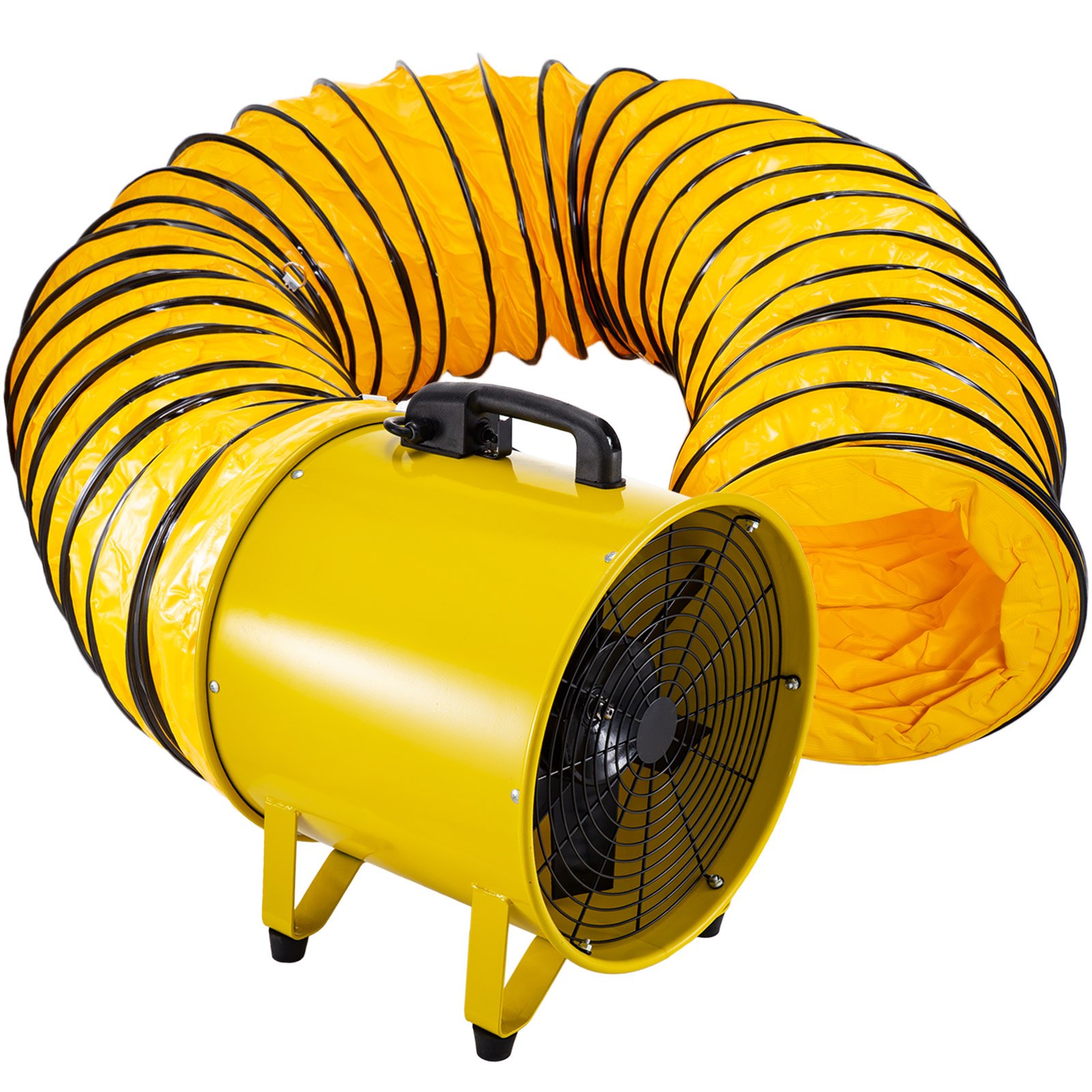 Bouwventilator axiaalventilator 16" axiaalventilator 3670-5400m³/h met 5m slang