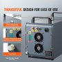VEVOR Industrial Water Chiller, KH-6000, 200W Industrial Water Cooler Cooling System with Compressor 12 L Water Tank Capacity 7.8 L/min Max Flow Rate, for CO2 Laser Engraving Machine Cooling Machine