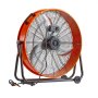 VEVOR Drum Fan, 24-inch vloerventilator, industriële ventilator met 3 versnellingen, 8600 CFM, 360° verstelbaar, windmachine, halventilator, trommelblazer voor magazijn, werkplaats, fabriek, kelder